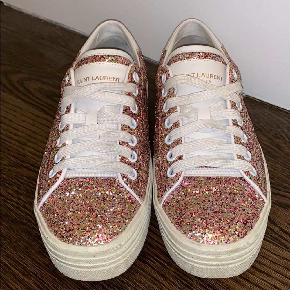 Glitter Saint Laurent Sneakers